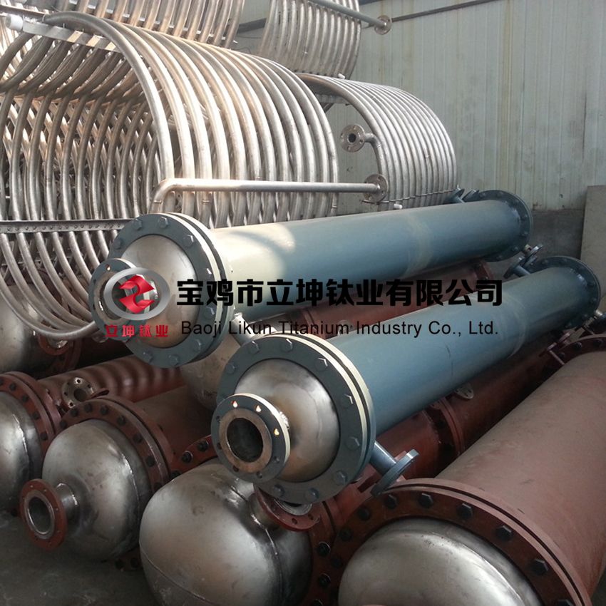鈦管冷卻器 鈦盤管冷卻器 鈦列管冷卻器 鈦設(shè)備
