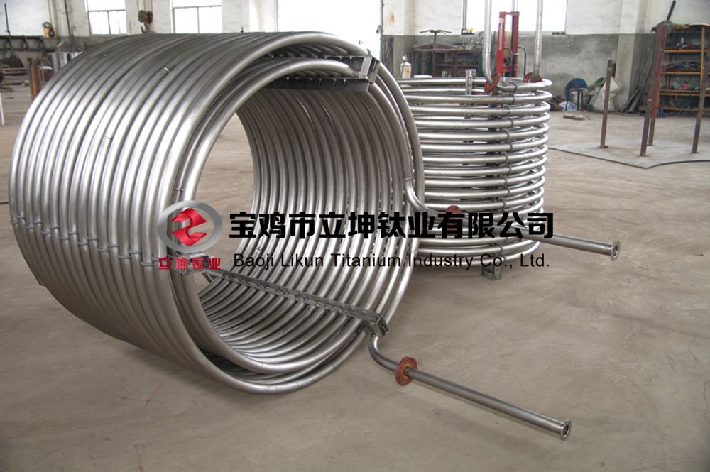 換熱器用鈦盤管 加熱用鈦盤管